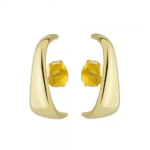 Brinco ear hook liso folheado