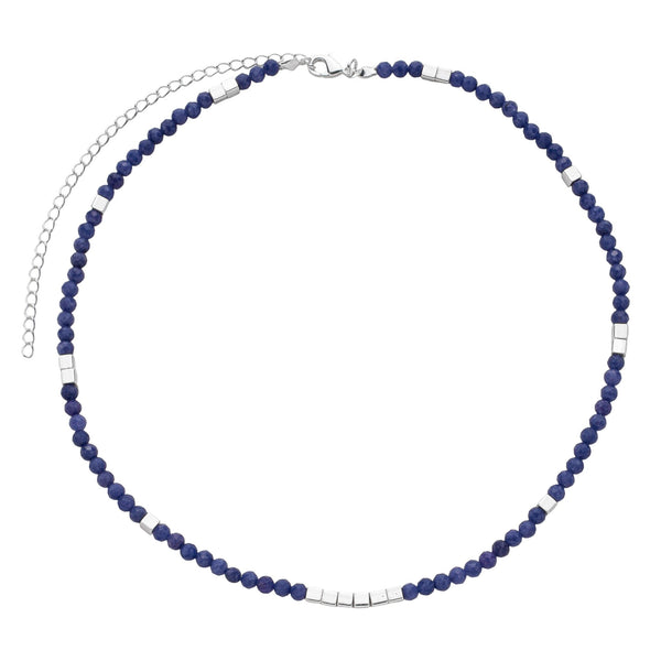 Choker sodalita com entremeios